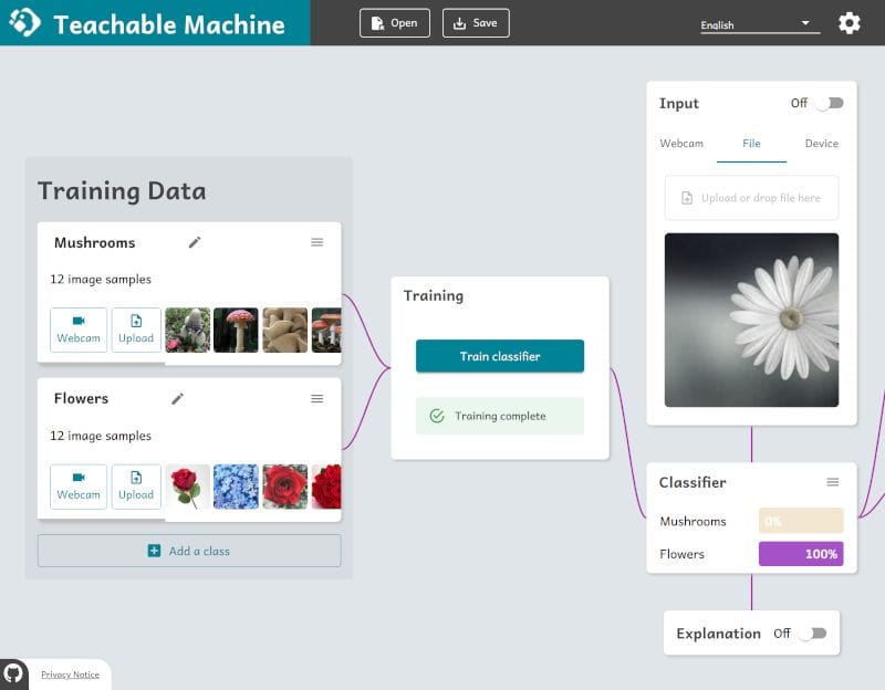 GenAI Teachable Machine